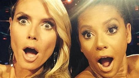 mel b titts|Heidi Klum and Mel B in 'naked' selfie after America's Got Talent .